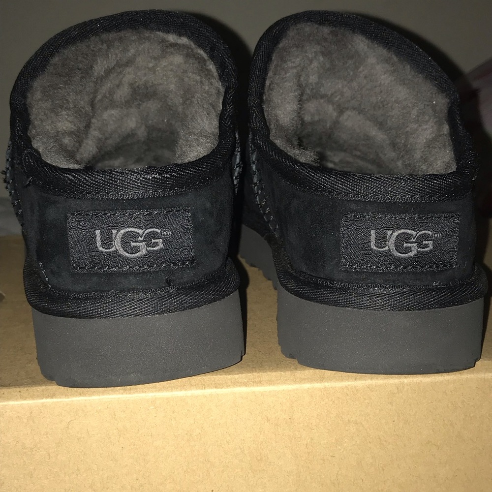 Ugg black slippers